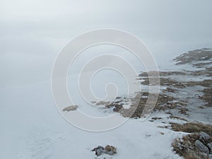 Winter landscape tennengebirge in austrian alps