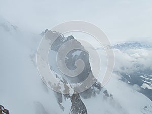 Winter landscape tennengebirge in austrian alps