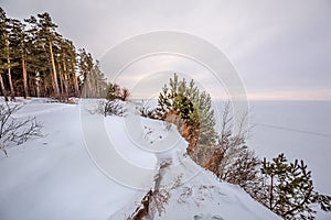 Winter landscape, Western Siberia