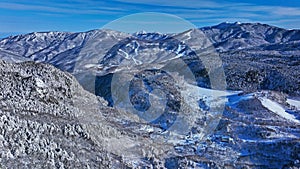 Winter landscpae of Nagano Japan