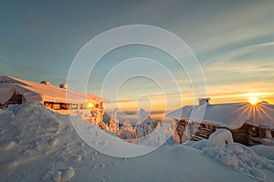 Winter at Lapland photo