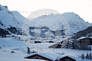 Winter at Lech, Austrian Alps