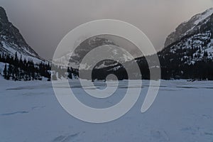 Winter on Loch Vale - Colorado