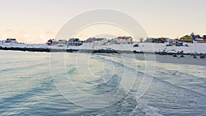 winter Lofoten beach