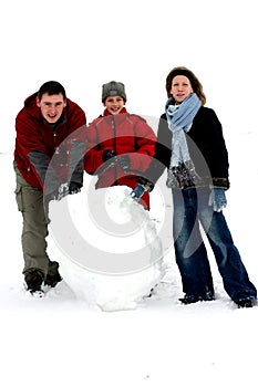 Winter - Making Snowman 2