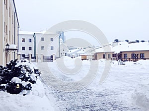 Winter in Minsk, Belarus