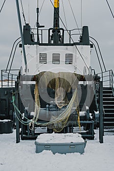 Winter Mooring: Ventspils Fishing Vessels