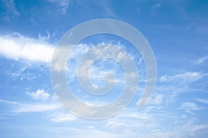 Morning sky with clouds