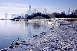 Winter morning in Chicago