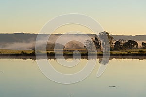 Winter morning landscape in southern Brazil 11