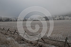 A winter morning in Lyons, Colorado