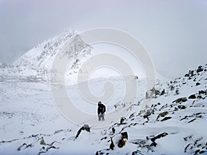 Winter Mountain Climb