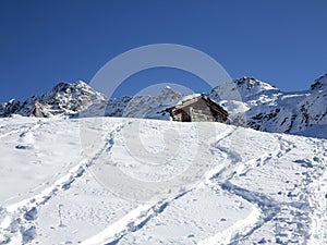 Winter mountain landscape