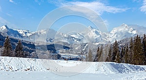 Winter mountain landscape (Austria, Tirol