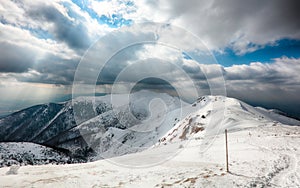 Winter mountain landscape - Mala Fatra