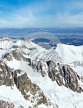 Winter mountain landscape