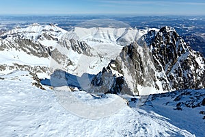 Winter mountain landscape.