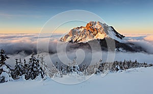 Winter mountain in Slovakia photo