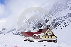 Winter in mountains