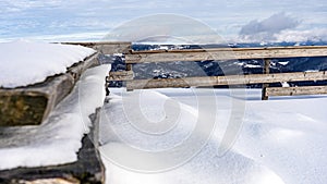 Winter in the mountains, Beskid ÅšlÄ…ski, UstroÅ„, Poland