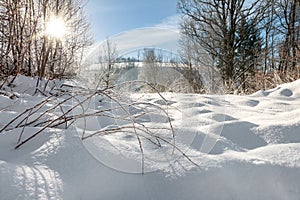 Winter on mountains - Czech Republic