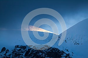 Winter in the mountains