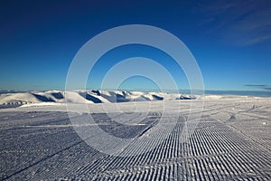 Winter mountains of Lapland