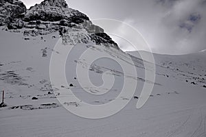 Winter mountains in Russia , Khibiny Hibiny, Kola Peninsula