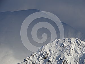 Winter mountains in Scotland