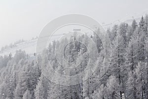 Winter mountains in Soelden