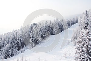 Winter mountains in Soelden