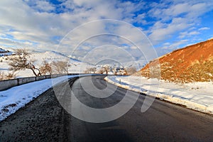 Winter in mountains of the Western Tien-Shan, Uzbekistan