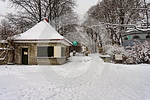 Winter old city Tallinn Estonia