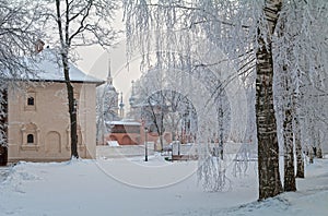 Winter in the Orthodox monastery