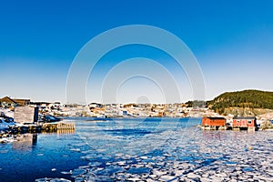 Winter in Outport Town Tizzards Harbor NL Canada