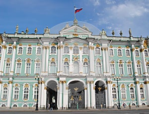 The Winter Palace, Actually is the Hermitage Museum, Saint Petersburg, Russia