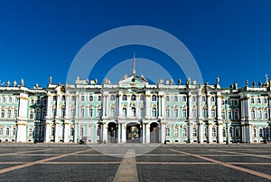 Winter Palace, Hermitage museum in Saint Petersburg
