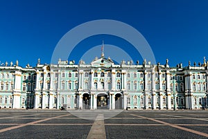 Winter Palace, Hermitage museum in Saint Petersburg photo