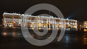 Winter Palace by night