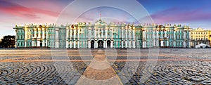 Winter Palace on Palace Square in Saint Petersburg, Russia