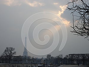 Winter in Paris photo