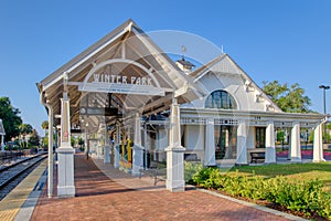 Winter Park, Florida train station that serves the Sunrail