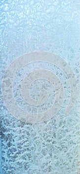 Winter pattern. Texture winter background. Patterned texture from frozen water