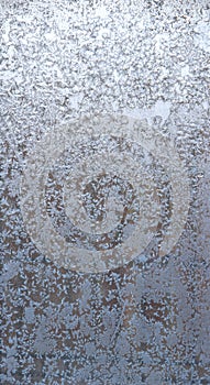 Winter pattern. Texture winter background. Patterned texture from frozen water