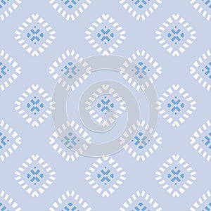 Winter pattern. Vector ornamental seamless texture. Elegant geometric ornament