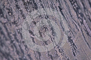 Winter pattern. White snowflakes. Grey colour