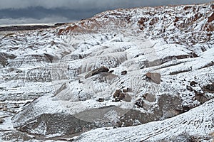 Winter, Petrified Forest National Park