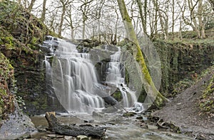 Folly Dolly Waterfall in Meltham, West Yorkshire, England