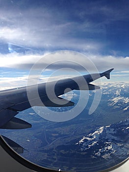 Winter Plane Area View