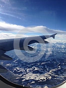 Winter Plane Area View